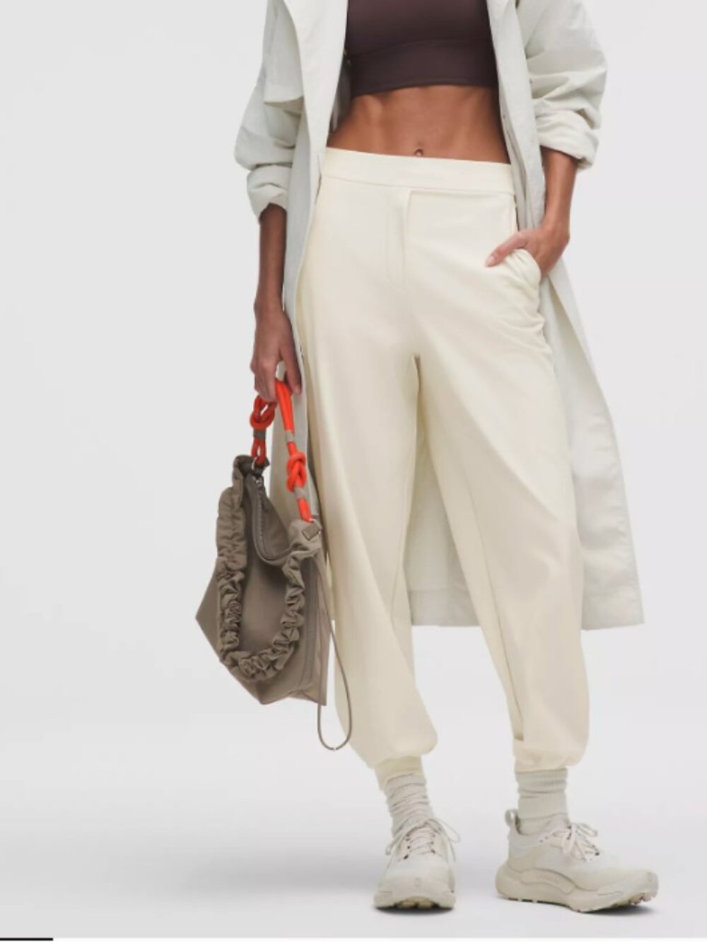 Lululemon Daydrift High Rise Jogger, Large, light Ivory